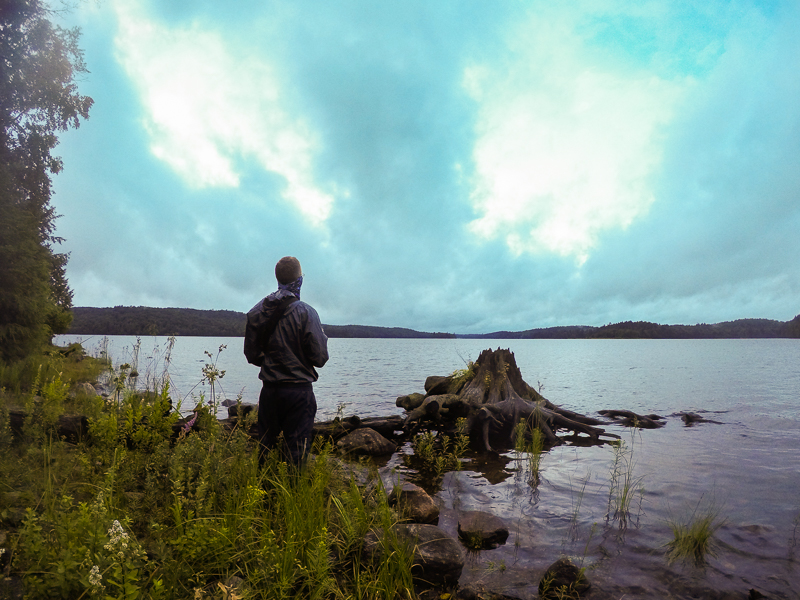 Looking out onto McCraney Lake